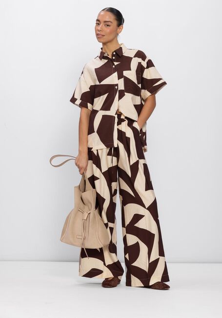 Creme GRACE & MILA Weite Hose SS2613033 - large