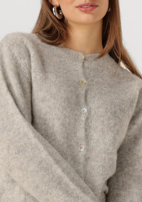 Graue BY-BAR Pullover CLEO NATURAL CARDIGAN - large
