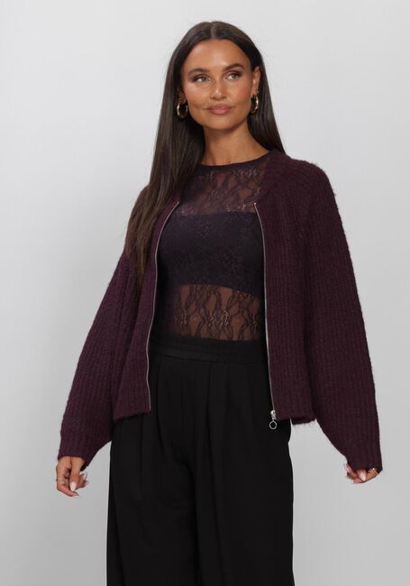 Bordeaux EDITED Strickjacke RANI BOMBER CARDIGAN - large