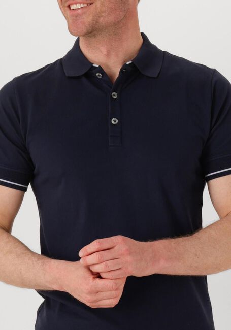 Dunkelblau GENTI Polo-Shirt POLO 3 BUTTON SS J2001-1212 - large