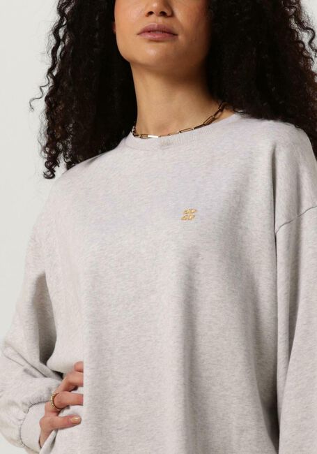 Graue BY-BAR Midikleid BIBI SWEAT DRESS - large