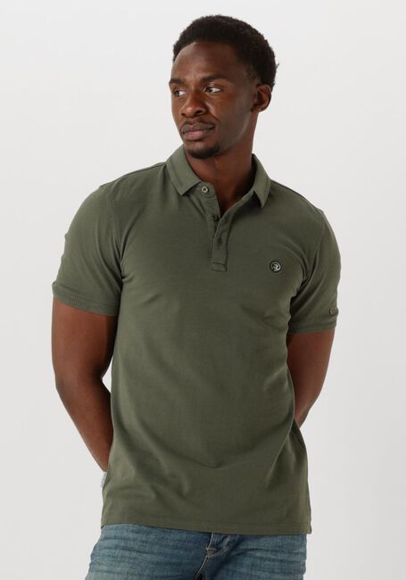 Dunkelgrün CAST IRON Polo-Shirt SHORT SLEEVE POLO ESSENTIAL - large