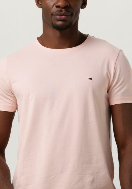 Hell-Pink TOMMY HILFIGER T-shirt STRETCH SLIM FIT TEE - large