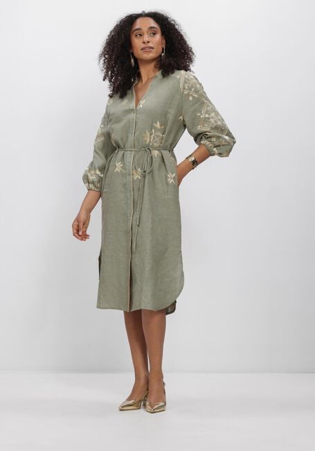 Gr&uuml;ne GREEK ARCHAIC KORI Midikleid S26K-2143242 - large