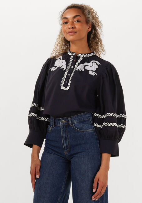 Dunkelblau ANTIK BATIK Blusen DALI BLOUSE - large