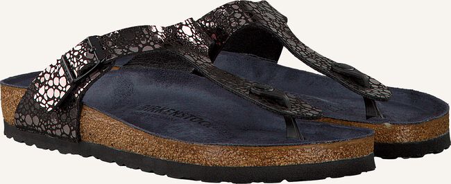 Schwarze BIRKENSTOCK Pantolette GIZEH METALLIC STONES Schwarze BIRKENSTOCK Pantolette GIZEH METALLIC STONES - large