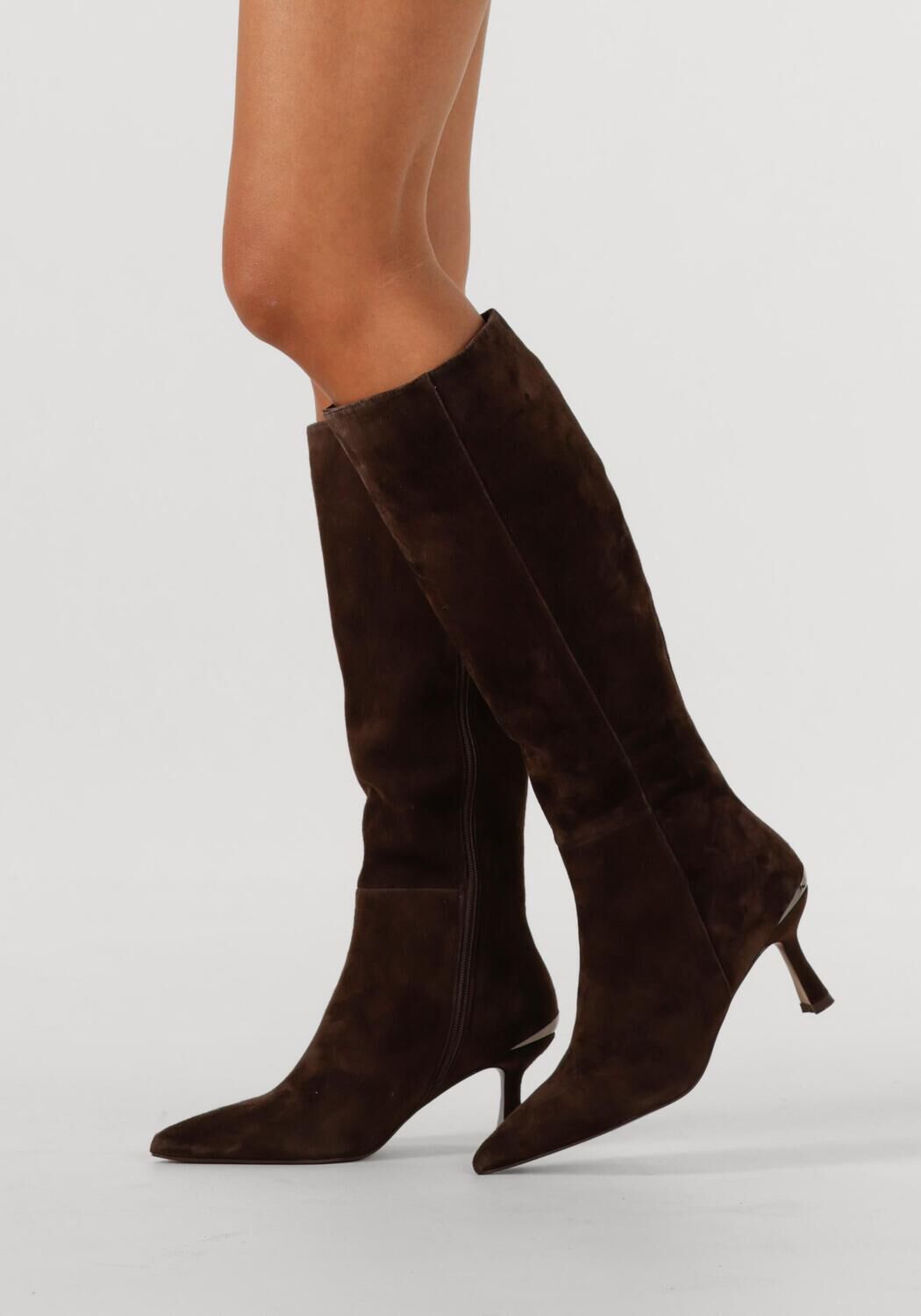 Braune STEFANO LAURAN Hohe Stiefel BOTA - large