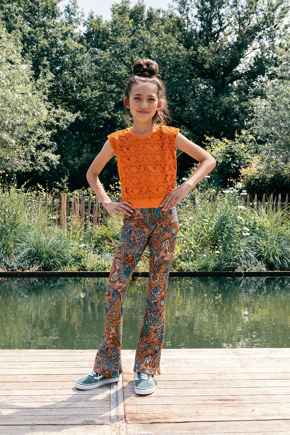 Orangene LOOXS Top OPEN LACE TOP - large