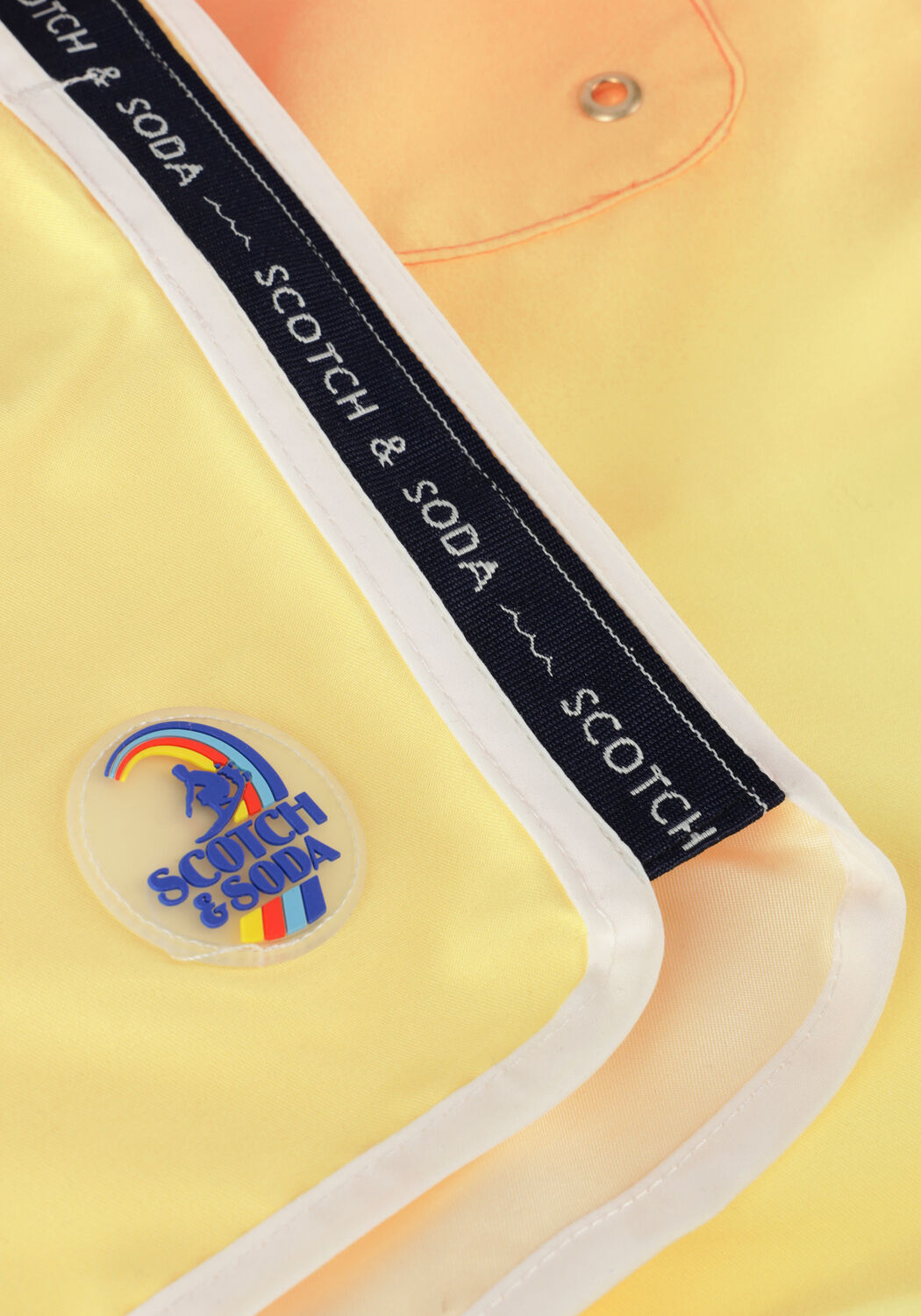 Gelbe SCOTCH & SODA Badehosen MAGIC SWIMSHORTS - large