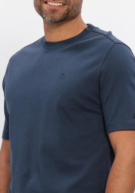 Dunkelblau CAST IRON T-shirt REGULAR FIT INTERLOCK - large