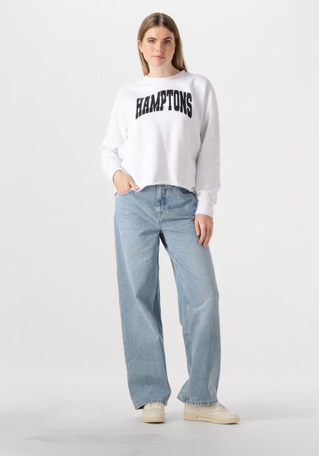 Weiße PENN & INK Sweatshirt SWEATER PRINT - large