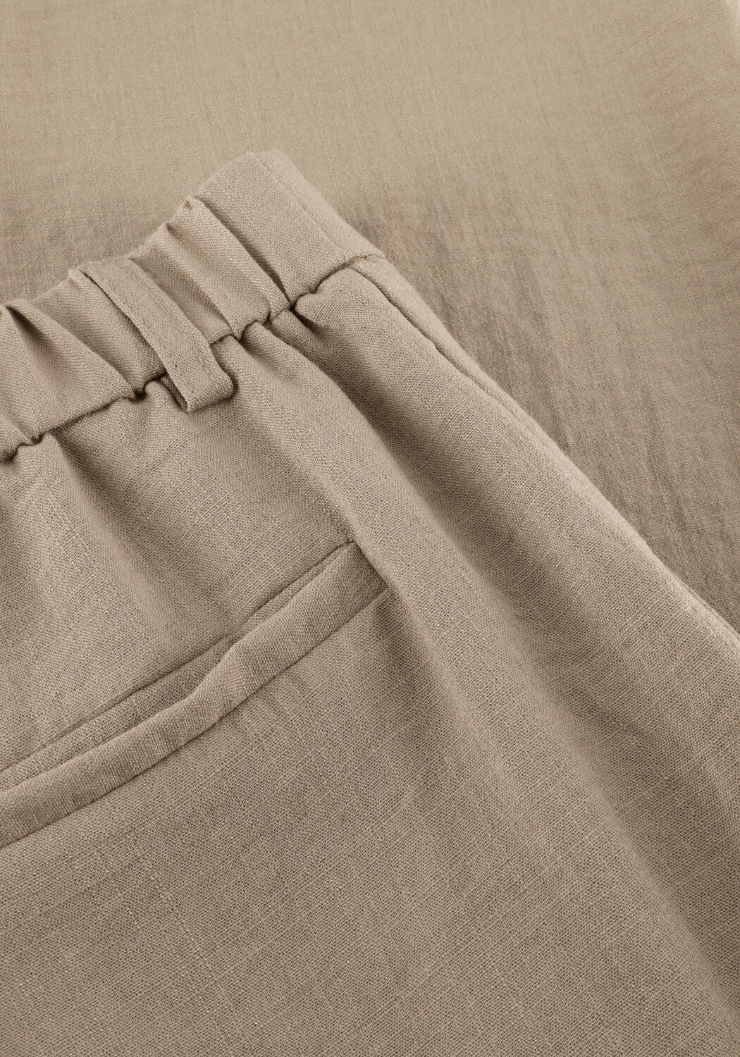 Sand OBJECT Weite Hose OBJRINI MW LO WIDE PANT - large