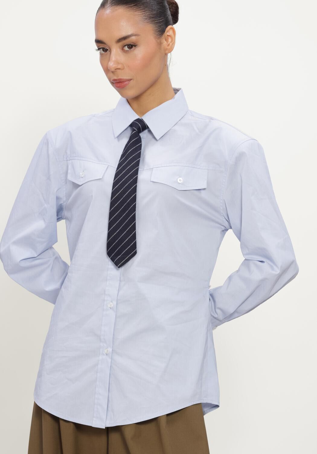 Blaue JANICE Blusen RIX - large