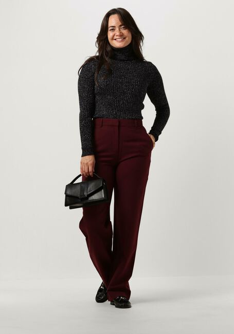 Graue ACCESS Rollkragenpullover LUREX KNITTED TURTLENECK TOP - large