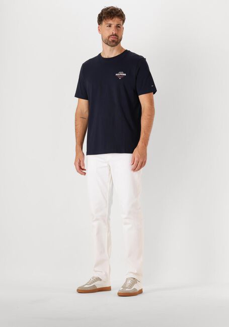 Weiße TOMMY HILFIGER Straight leg jeans STRAIGHT DENTON PSTR WHITE - large