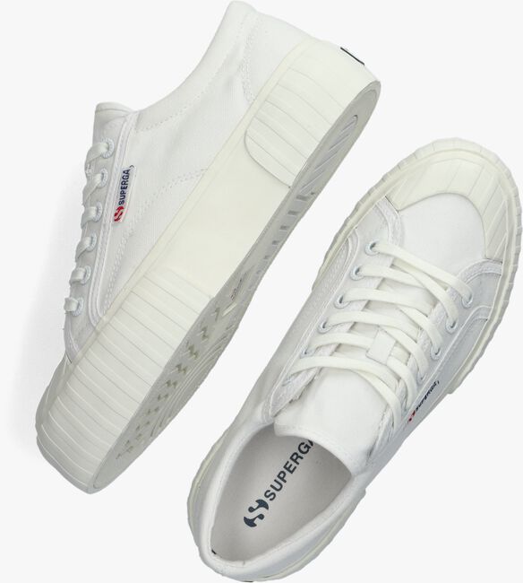 Weiße SUPERGA Sneaker low 2631 STR. PLATFORM W-W - large
