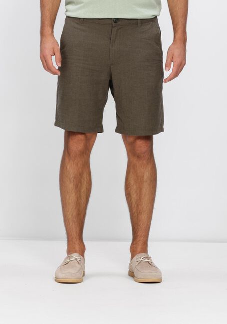 Dunkelgr&uuml;n SELECTED MEN Kurze Hose SLHREGULAR-BRODY LINEN BLD SHORTS NOOS - large