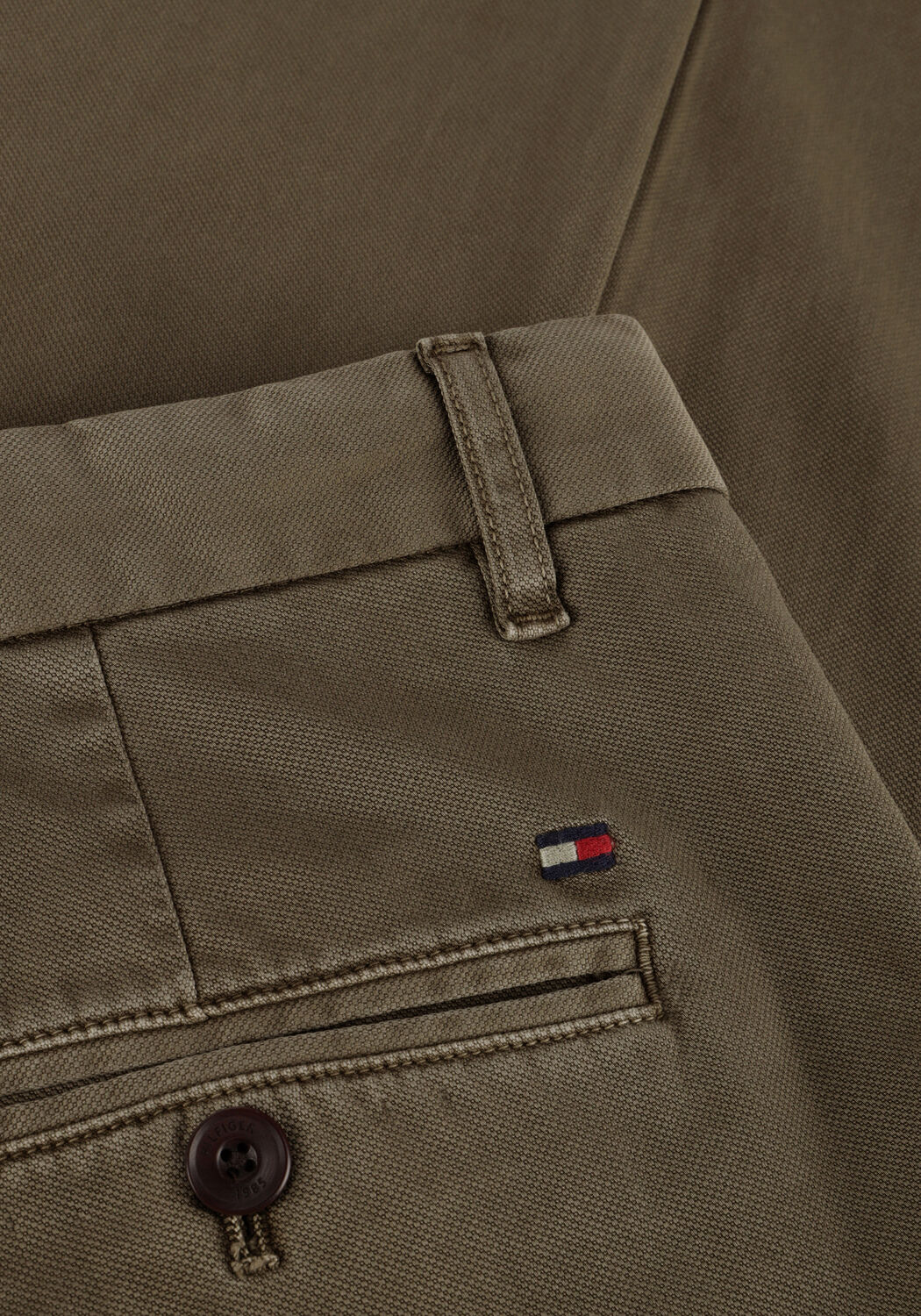Gr&uuml;ne TOMMY HILFIGER Chino BLEECKER CHINO STRUCTURE - large