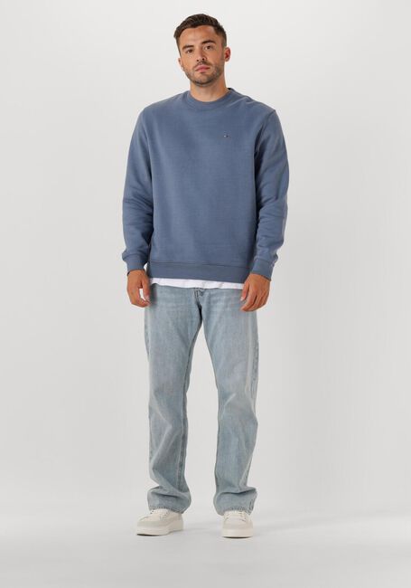 Blaue TOMMY JEANS Sweatshirt TJM REG S FLAG CREW EXT - large