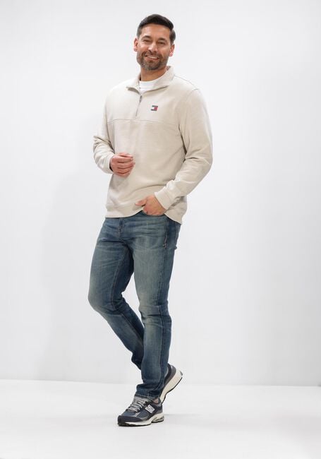 Ecru TOMMY JEANS Pullover TJM REG BADGE QZ EXT - large