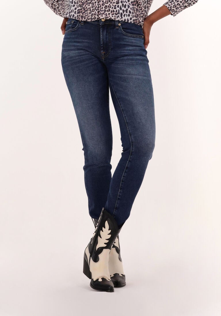 dunkelblau 7 for all mankind slim fit jeans roxanne luxe vintage