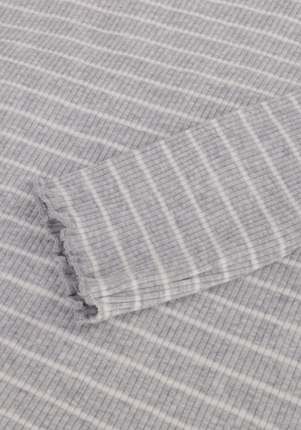 Graue SELECTED WOMEN Tops & T-shirts SLFANNA LS CREW NECK TEE STR - large