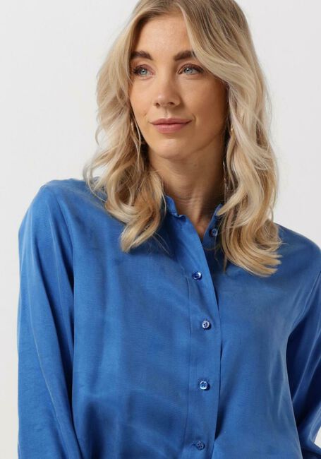 Blaue VANILIA Blusen SHORT CUT SHIRT - large