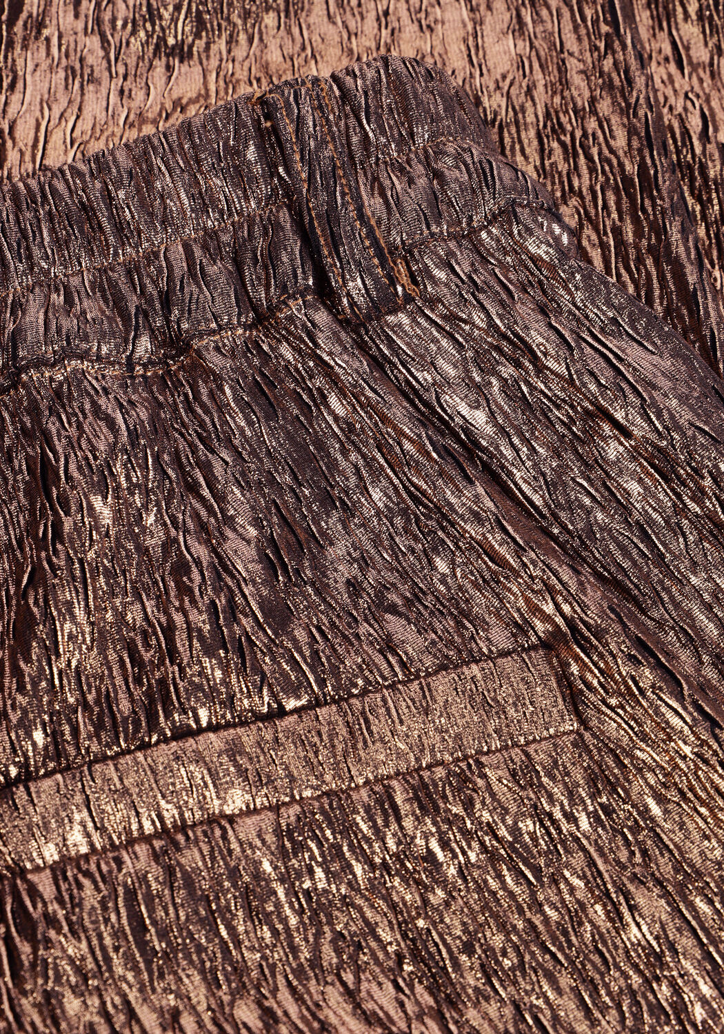 Goldfarbene STUDIO AMAYA Weite Hose ANNA - large