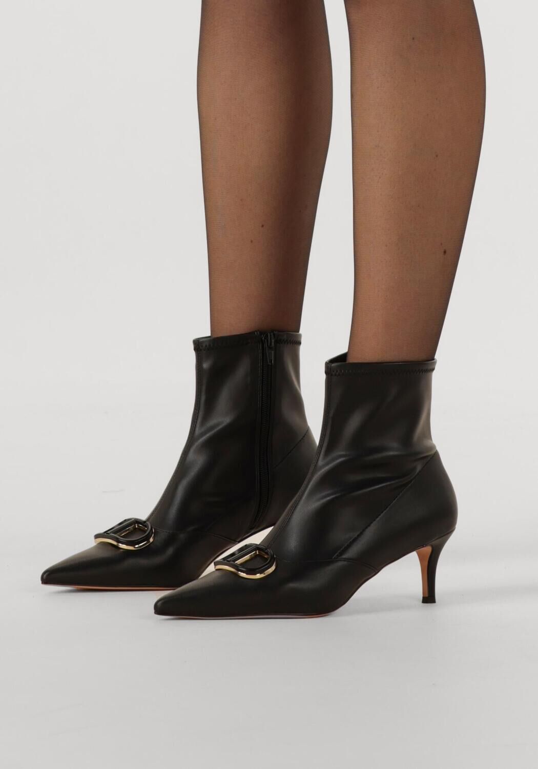 Schwarze TWINSET MILANO Stiefeletten 252TCP034 - large