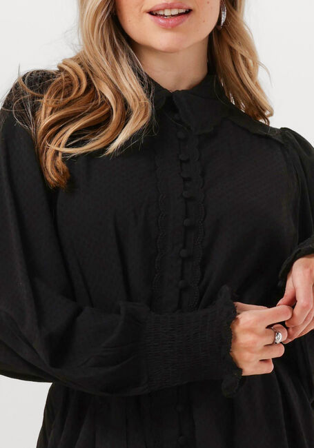Schwarze Y.A.S. Minikleid YASTILERA LS SHIRT DRESS - large
