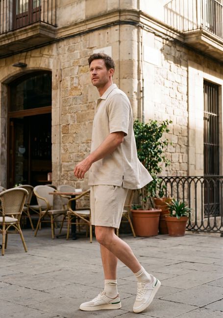 Beige AIRFORCE Kurze Hose WOVEN SHORT PANTS - large