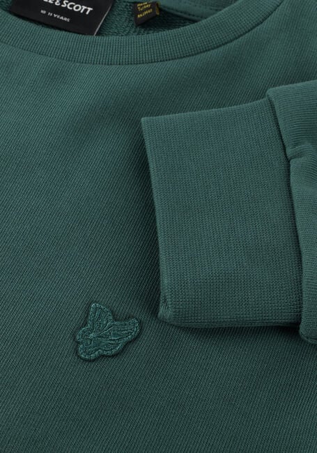 Dunkelgr&uuml;n LYLE & SCOTT Sweatshirt DROP SHOULDER CREW BOYS - large