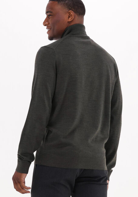 Grüne SELECTED HOMME Rollkragenpullover TOWN MERINO COOLMAX KNIT ROLL B - large