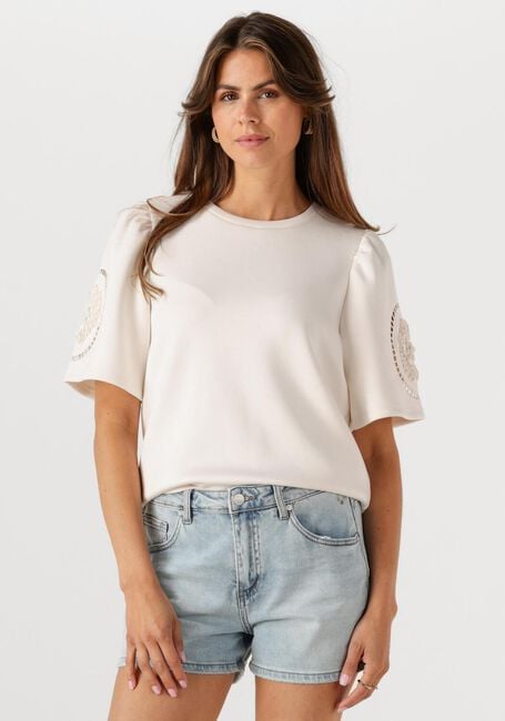 Nicht-gerade weiss OBJECT T-shirt OBJDORINA S/S RE TOP E SS FAIR 25 - large