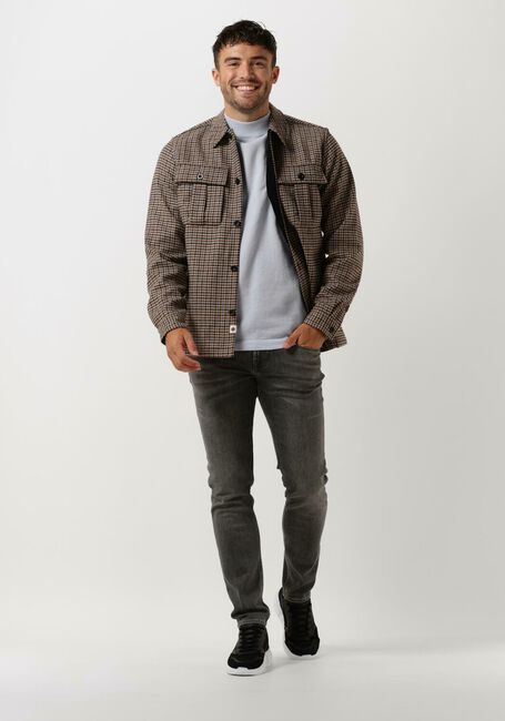 Blaue KULTIVATE Pullover KN STRUCTURE MOCK - large