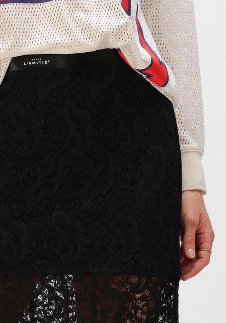 Schwarze HAUTE L'AMITI&Eacute; Maxirock SUMMER LACE SKIRT - large