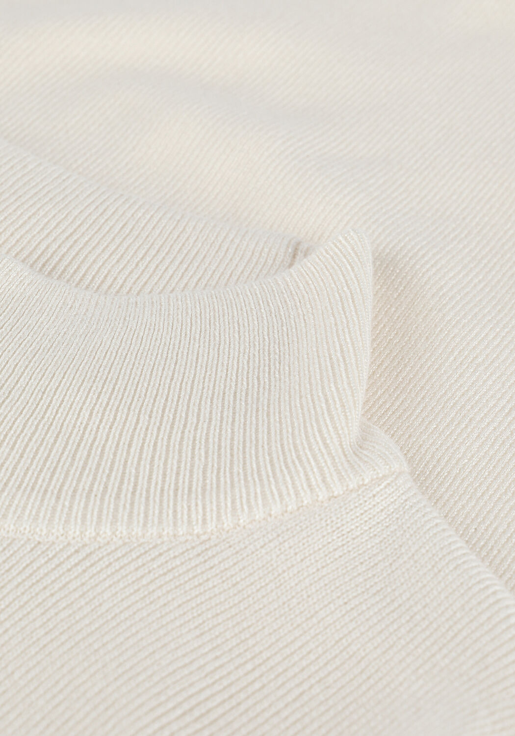 Nicht-gerade weiss NA-KD Rollkragenpullover RIBBED POLO KNITTED SWEATER - large