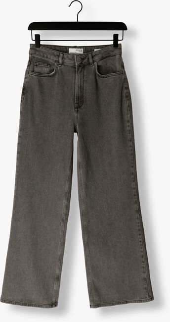Hellgrau SELECTED FEMME Wide jeans SLFELOISE HW WIDE LIGHT GREY JEANS - large