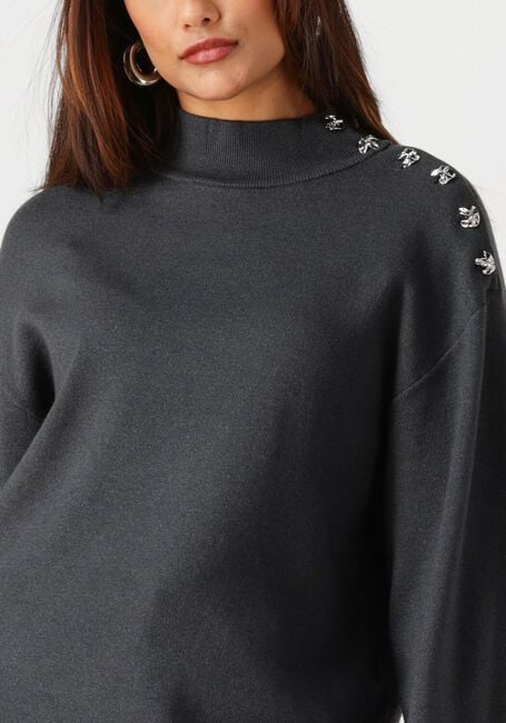 Dunkelgrau Y.A.S. Pullover YASHAMA LS PEARL KNIT PULLOVER - large