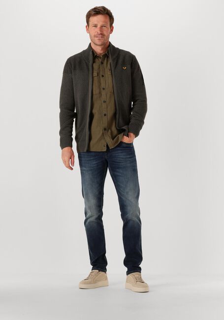 Dunkelgrau PME LEGEND Pullover COTTON STRUCTURE - large