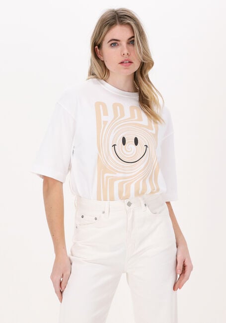 Weiße CATWALK JUNKIE T-shirt TS GOOD MOOD - large