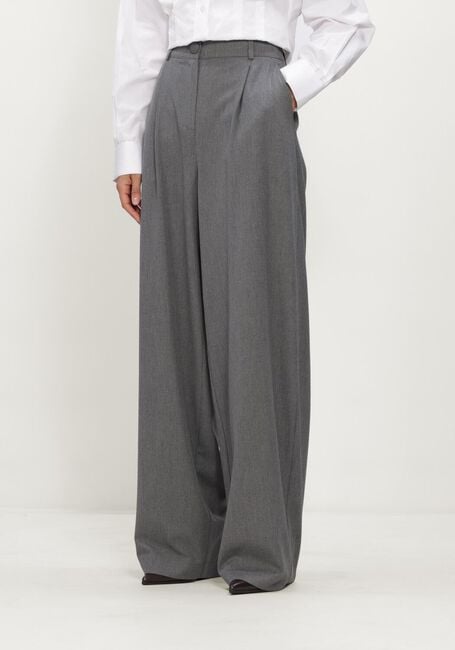 Graue JANICE Hosen BROEK RECHTE WIJDE PIJP - large