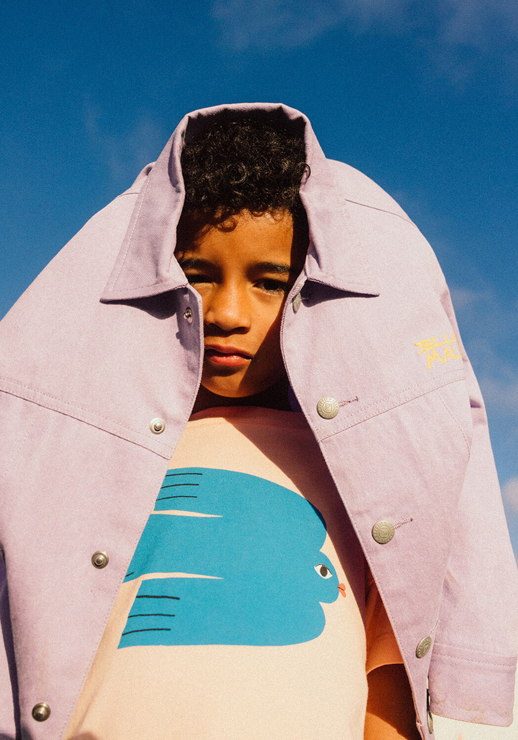 Koralle Jelly Mallow T-shirt BLUE BIRD T-SHIRT - large