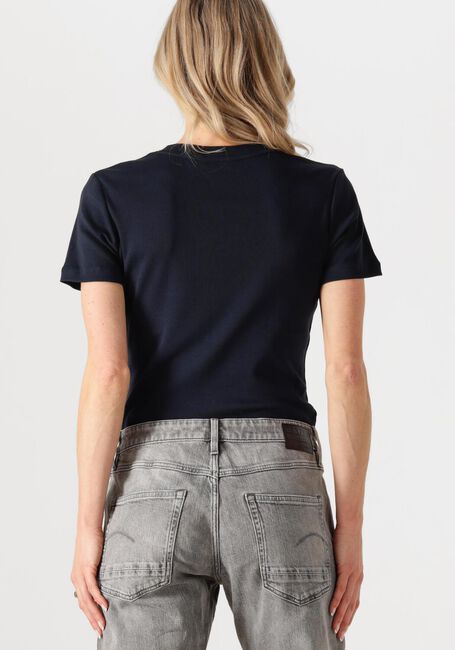 Dunkelblau TOMMY HILFIGER T-shirt NEW SLIM CODY V-NK SS - large
