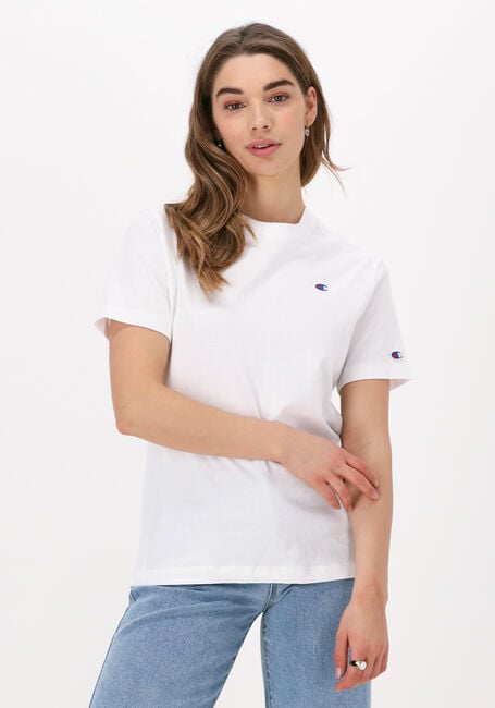Weiße CHAMPION T-shirt CREWNECK T-SHIRT 115109 - large