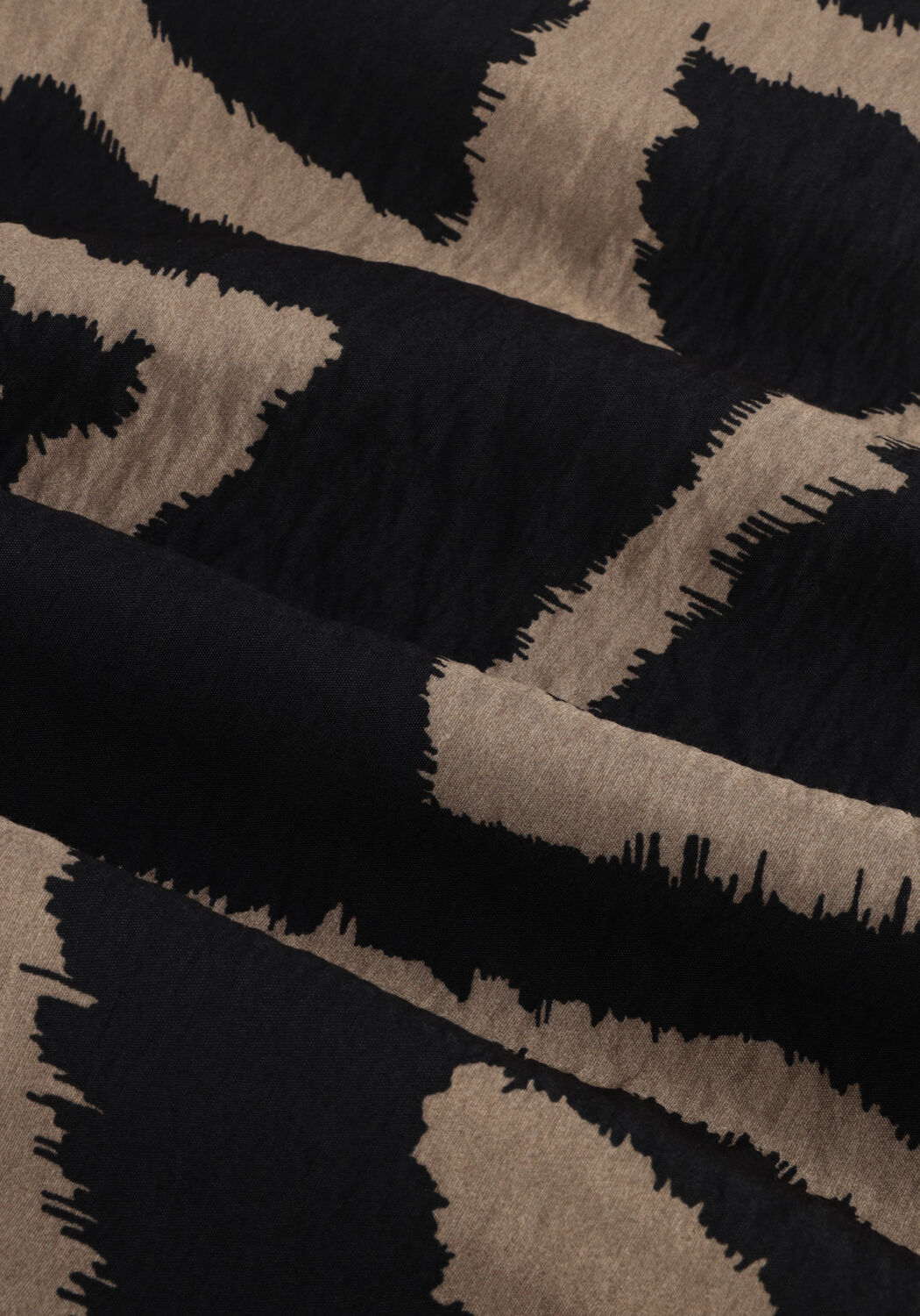 Schwarze SUMMUM Blusen TOP ABSTRACT LEAVES - large