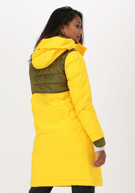 Gelbe NATIONAL GEOGRAPHIC  HOODED COAT WOMEN - large