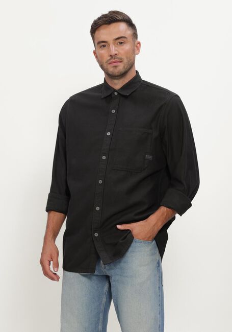 Schwarze G-STAR RAW Blusen REGULAR 1-PKT SHIRT L\S - large