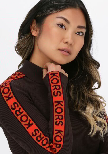 Braune MICHAEL KORS Minikleid ECO KORS TAPE TNK DRS - large