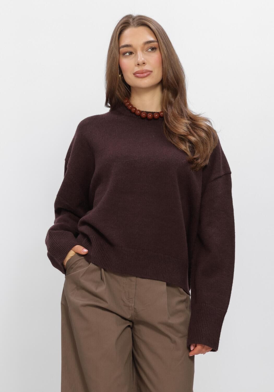 Bordeaux BOII STUDIOS Pullover OLOL - large
